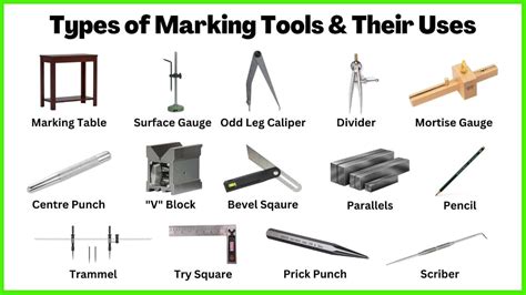 marking sheet metal|examples of marking out tools.